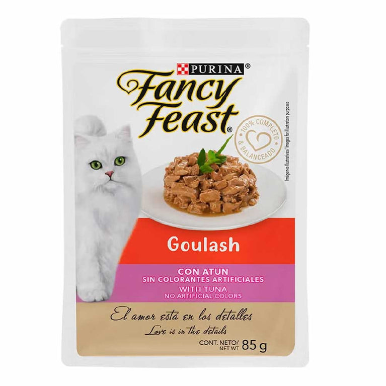 FANCY FEAST POUCH GOULASH TUNA 85GR