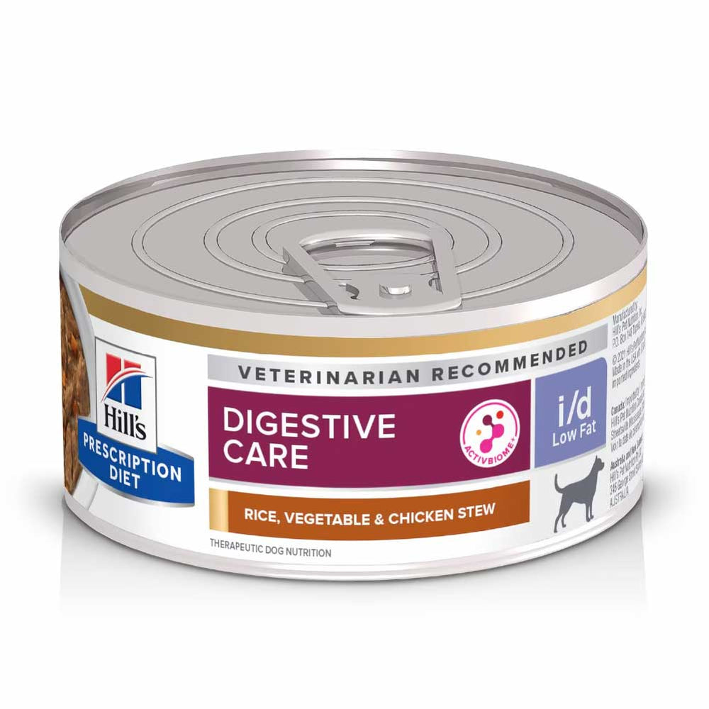 HILLS DOG PRESCRIPTION I/D LOW FAT CKN&VEG 156GR