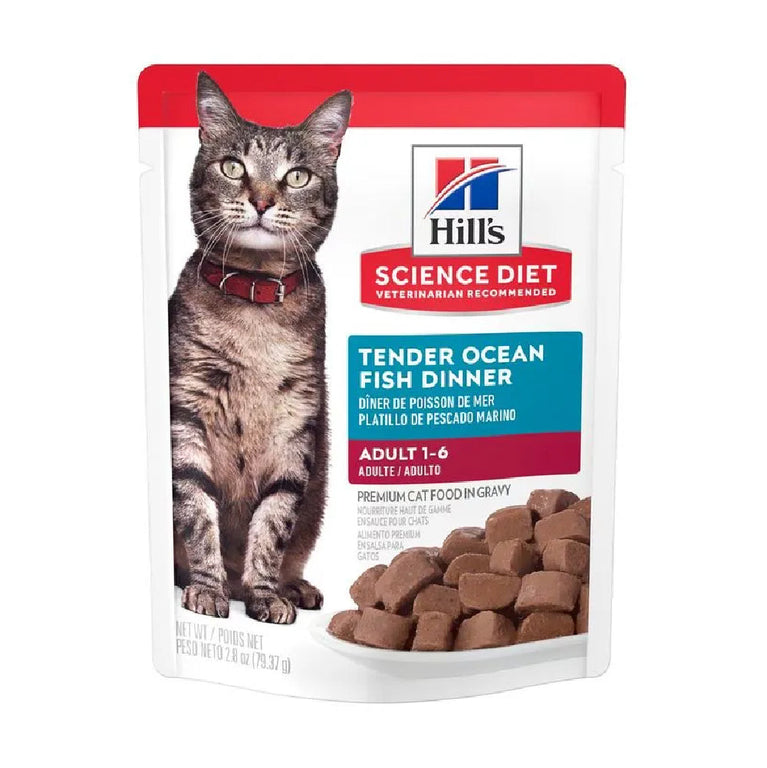 HILLS CAT POUCH FISH 79GR