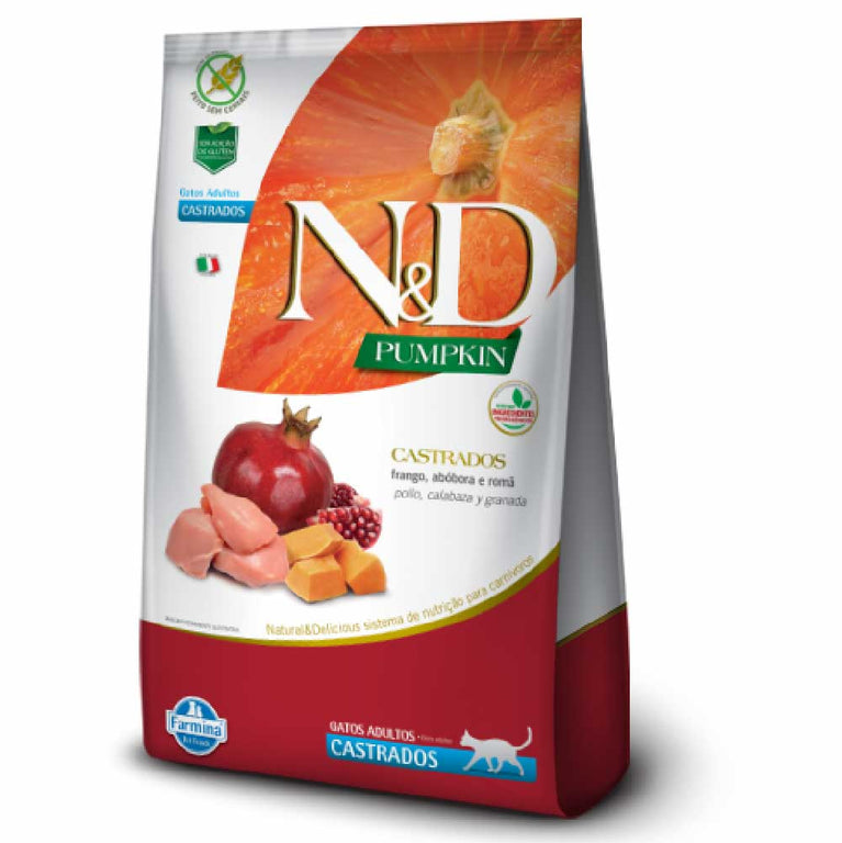 N&D CAT ADULT PUMPKIN CASTRADO CKN