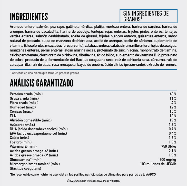 ORIJEN DOG SIX FISH 23.5LB
