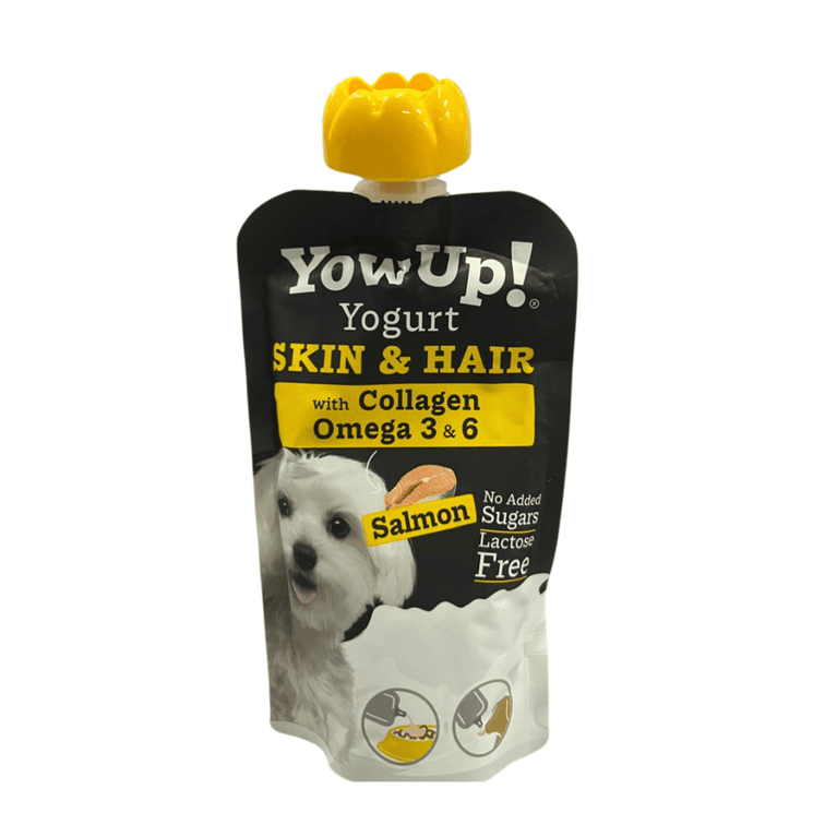 YOW UP! YOGURT SKIN & HAIR DOG SALMON 115GR